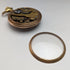 Circa 1900 Antique Paul Hemmeler Pocket Watch Gold Filled & Gunmetal Case Crystal Back Good Working Condition